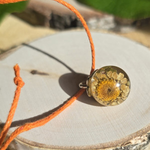 Bransoletka z kwiatami regulowana