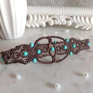 Bransoletka z turkusami "Harmonia Natury"