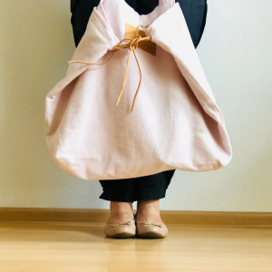 Pojemna torba na ramię,bawełniana.