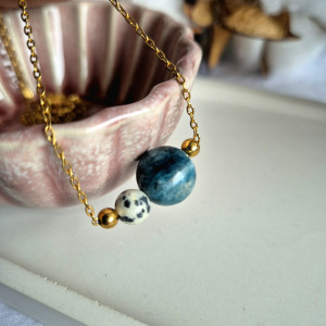 Naszyjnik z kamieniami naturalnymi