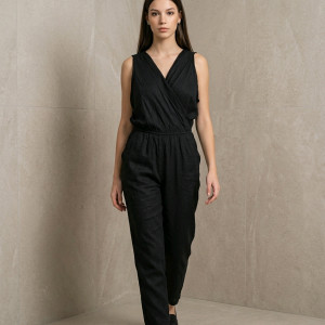 kombinezon czarny letni