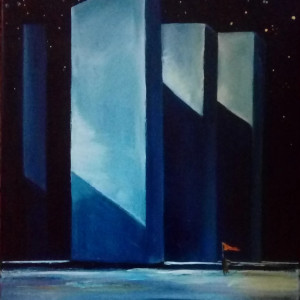 W drodze do Shinovaru, obraz olejny