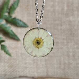 Srebrna zawieszka srebrny wisiorek stokrotka