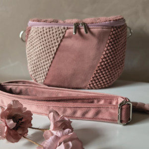 Nerkotorebka/ torebka  brudny róż