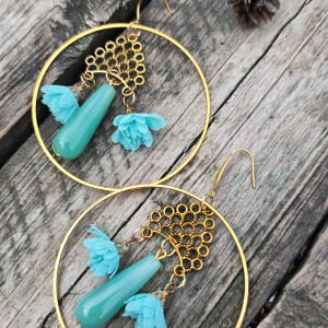 ,,kwiatki w obręczy,,