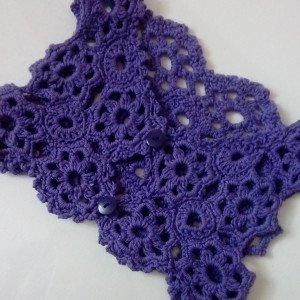 Bolerko w kolorze lawendy