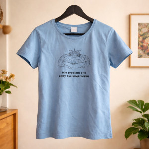 koszulka damska bawełniana z nadrukiem