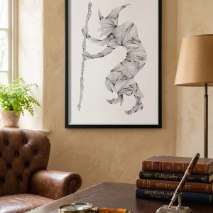 50. WIEDŹMA - rysunek, plakat