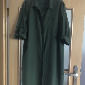 Sukienka,szmizjerka ,oliwkowa.rozm.L