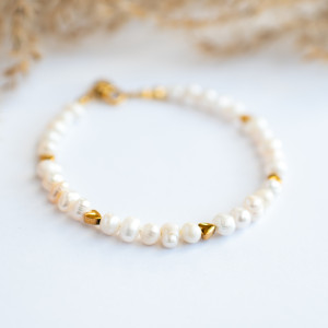 Bransoletka perły naturalne