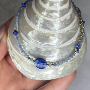 Bransoletka KYANIT x LAPIS LAZULI✨