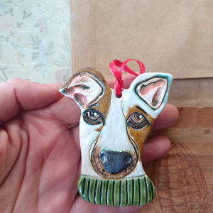 JRT w zielonym golfie
