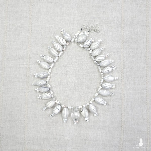 7072 Naszyjnik White & Black Stripes