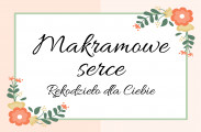 Makramowe serce