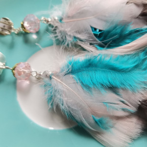 Klipsy lekkie pióra