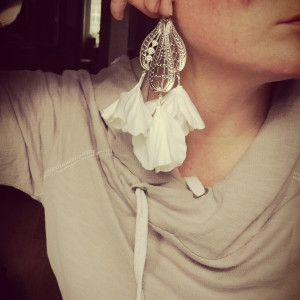 Klipsy ślubne lekkie jak piórko