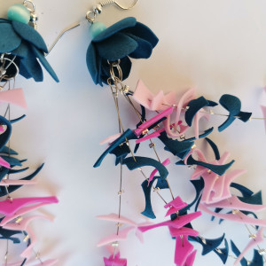 Kolczyki szlanstwo kwiatowe