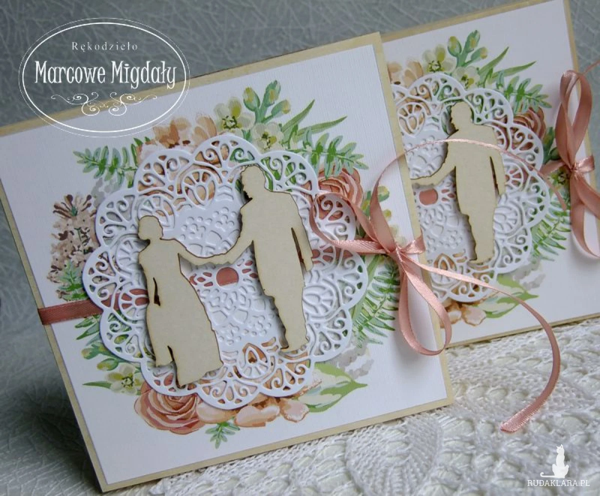 Prośba o świadkowanie w drewnianym pudełku - wzór Boho Młoda Para