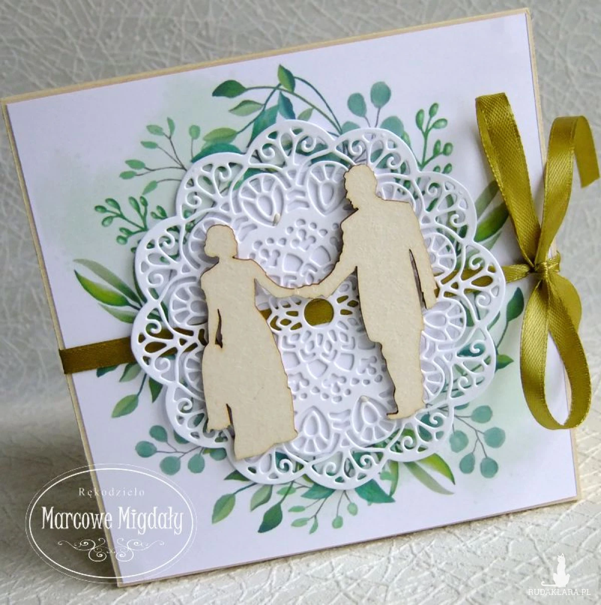 Prośba do rodziców o błogosławieństwo , drewniane zaproszenie ślubne