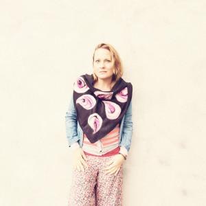 Chusta czarna  merino