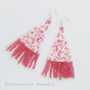 indiańce melanż różowy