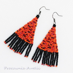 indiańce melanż pomarańcz