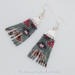 indiańce mini na srebrnych trójkątach