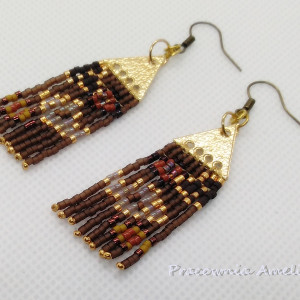 indiańce mini na złotych trójkątach