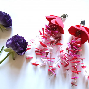 Klipsy długie etno boho długie