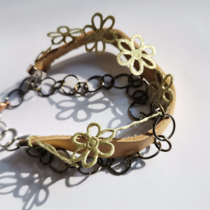 Bransoletka ze skory