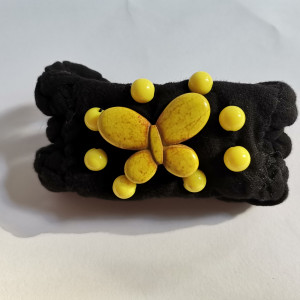 Bransoletka dzianina motyl