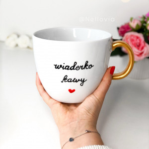 kubek litrowy wiaderko kawy na kawę ogromny 1 litr 1000 ml na prezent