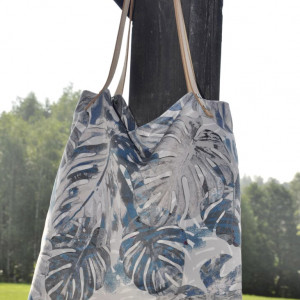 Torba tote XXL - print monstera