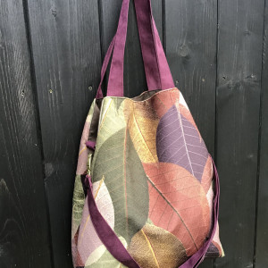Torba hobo XXL - jesienne liście