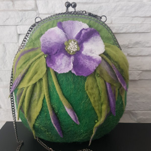 Torebka z fiołkiem