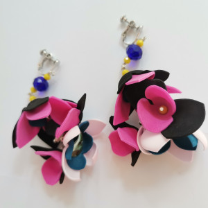 Klipsy kwiatowe lekkie, polecam