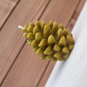 Świeczka z wosku pszczelego