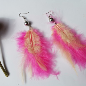 Kolczyki długie bujne energia