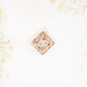 Zawieszka do naszyjnika - wrzosy