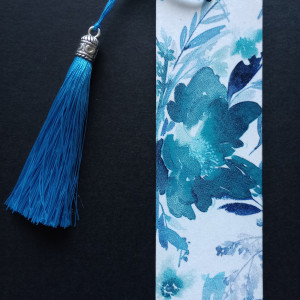 Zakładka do książki Kwiatki blue