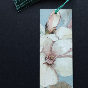 Zakładka do książki kwiaty pastele