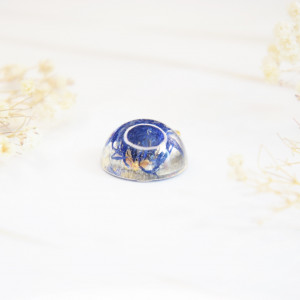 Zawieszka do naszyjnika - chaber w półkuli