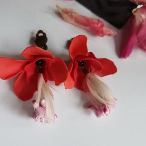 Klipsy maki z różem