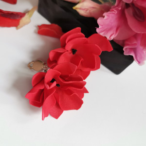 Klipsy maki czerwone