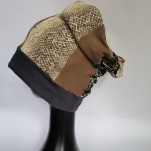 Czapka patchworkowa etno