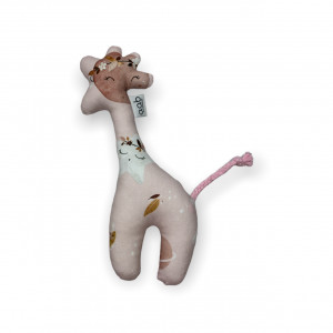 Grzechotka Żyrafa Boho space róż(424556)