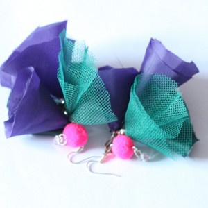 kolczyki handmade cyklop z gracją słonia dosiadał konia X1