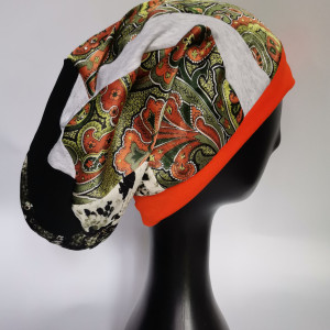 Czapka patchworkowa damska