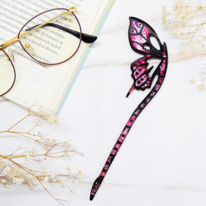 Duża zakładka do książki Motyl - rosa