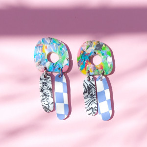 Kolczyki z gliny polimerowej